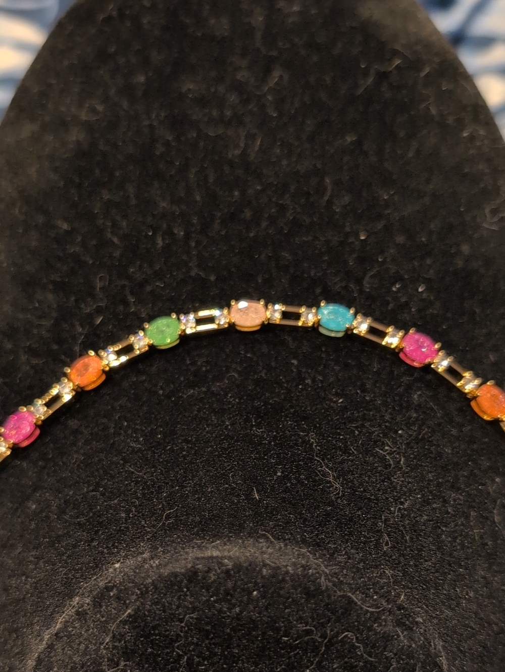 Rose Gold Plated Candy CZ Stone Bracelet
